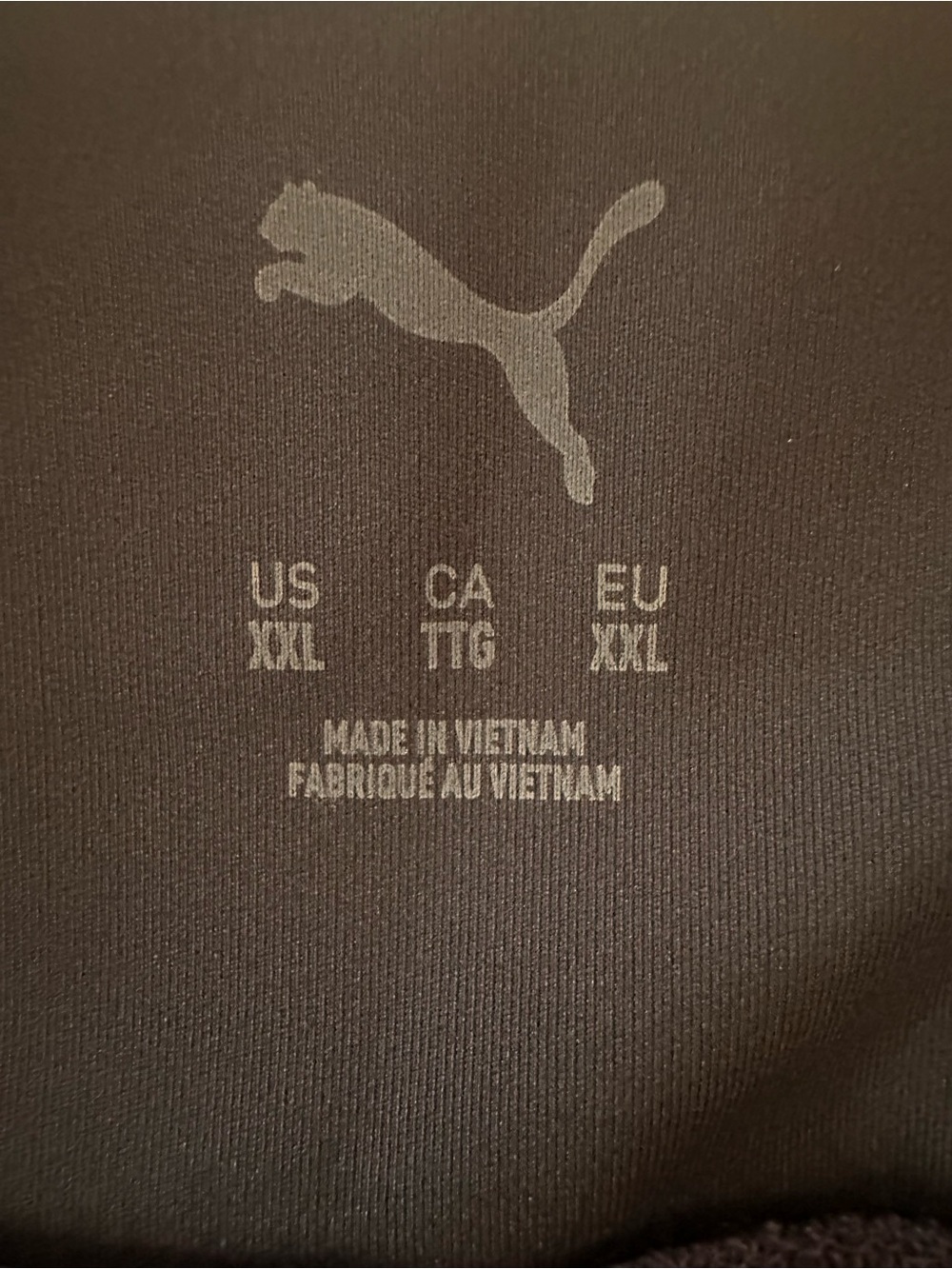 Puma Black Pullover with Gray Logo